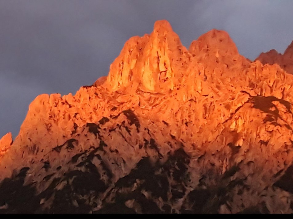 Alpenglühen am Karwendel