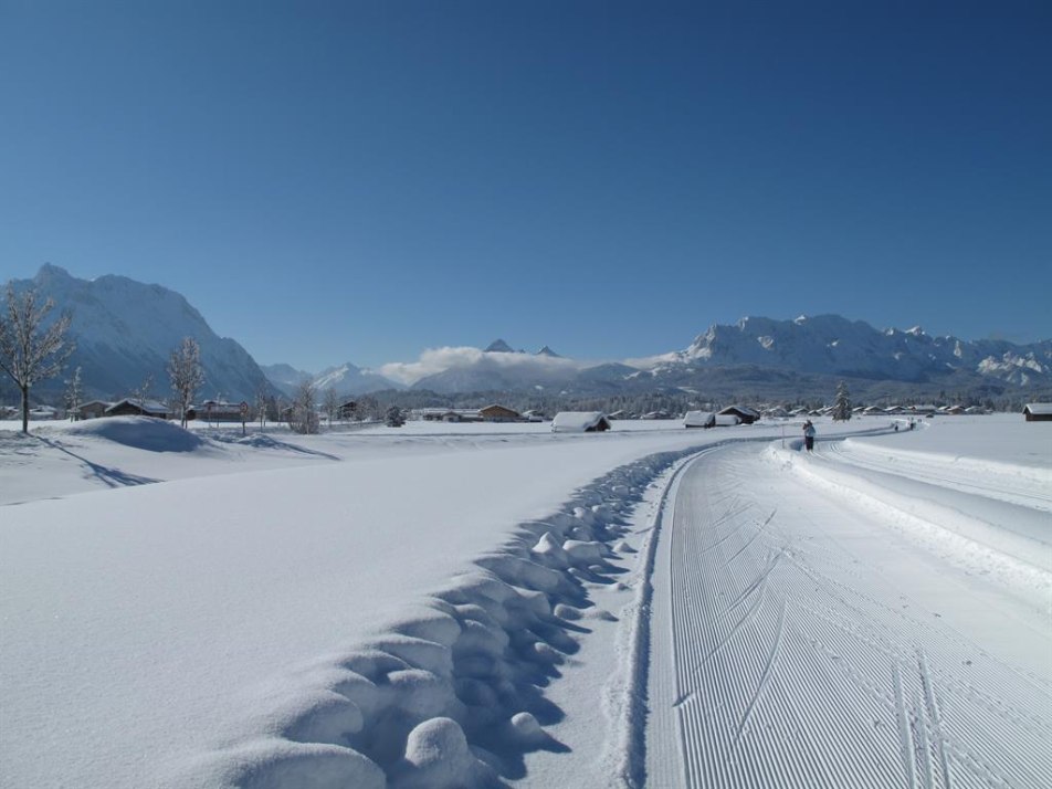 Winterlandsch. Krün