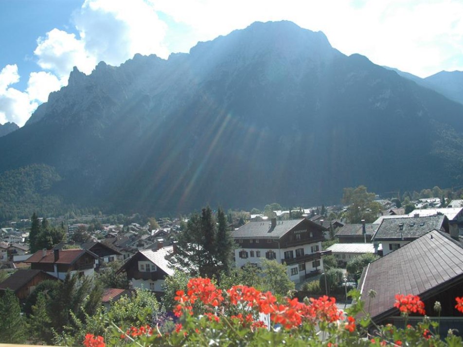 Ausblick vom Balkon