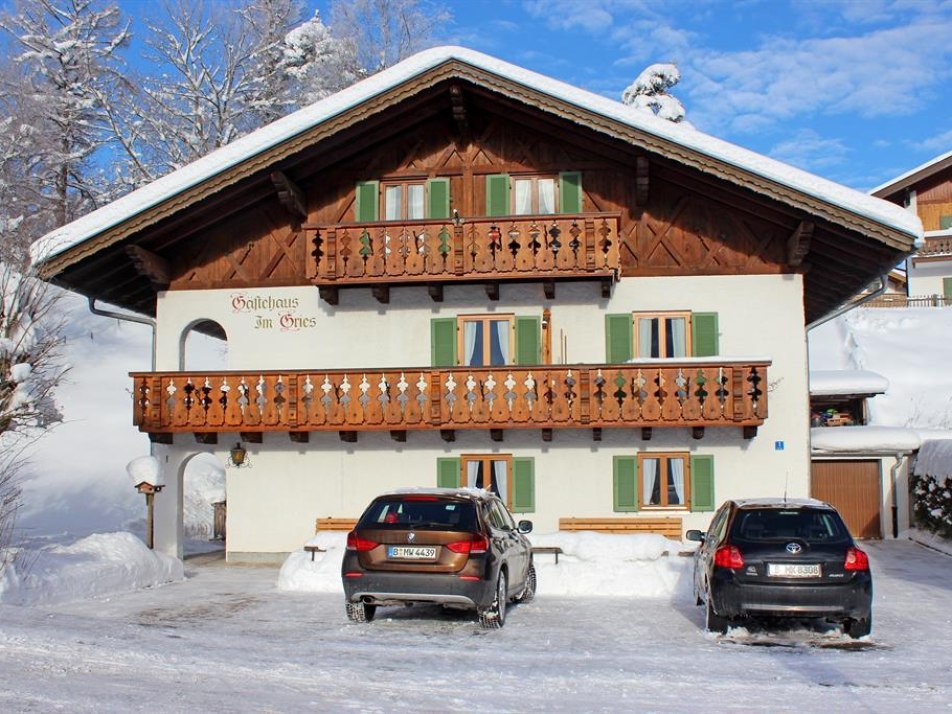 Winterurlaub Gästehaus im Gries Krün, © Franz-Paul Reindl