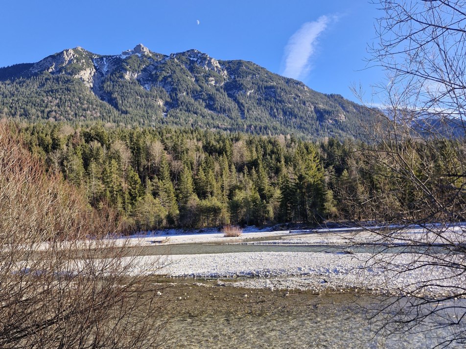Die Isar bei Krün