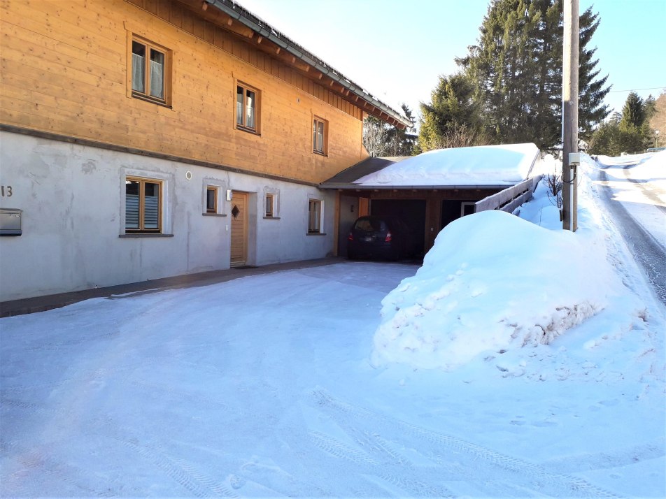 Yard with carport