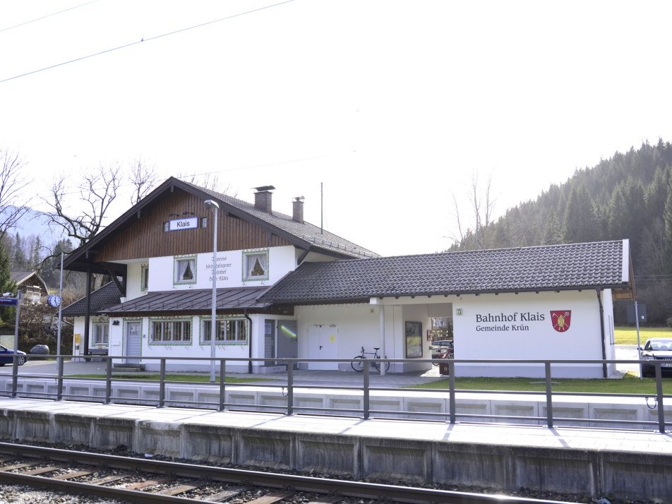Bahnhof Klais, © Alpenwelt Karwendel |Stefan Eisend Bahnhof Klais, © Alpenwelt Karwendel |Stefan Eisend