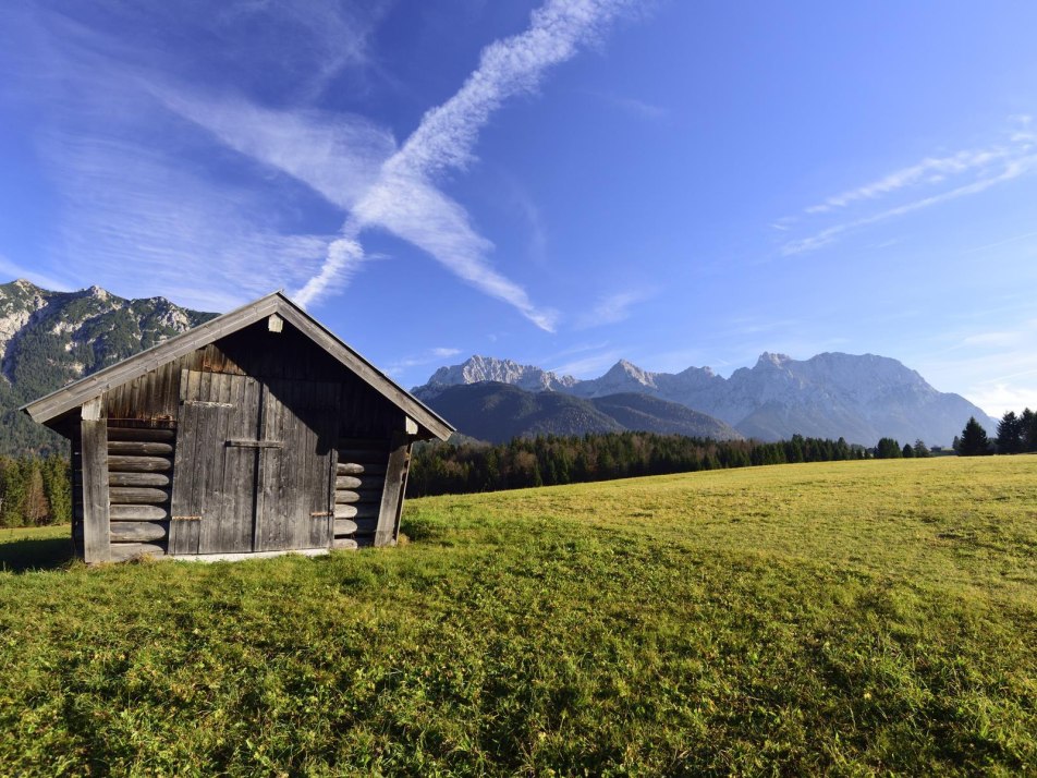 Buckelwiesen Holzstadel - Alpenwelt Karwendel