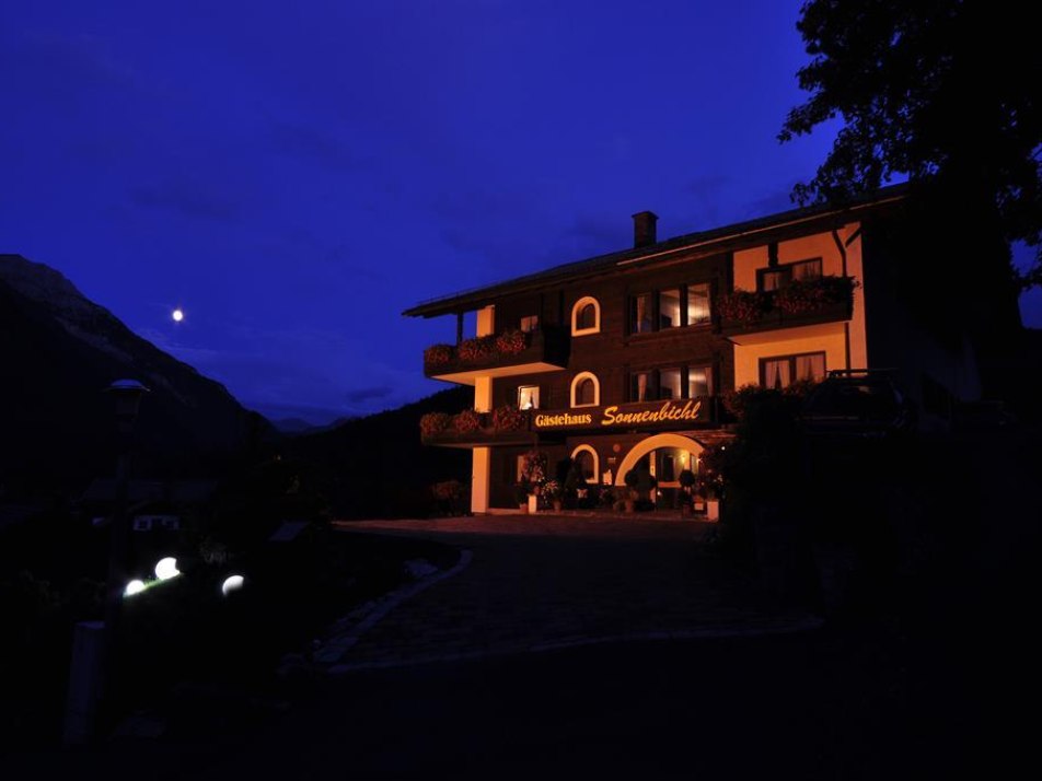 Nachtbild Landhaus Sonnenbichl