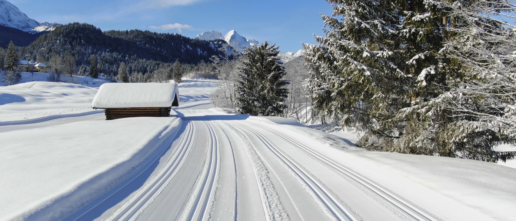 Langlaufgenuss in Elmau, © Alpenwelt Karwendel | Wolfgang Ehn