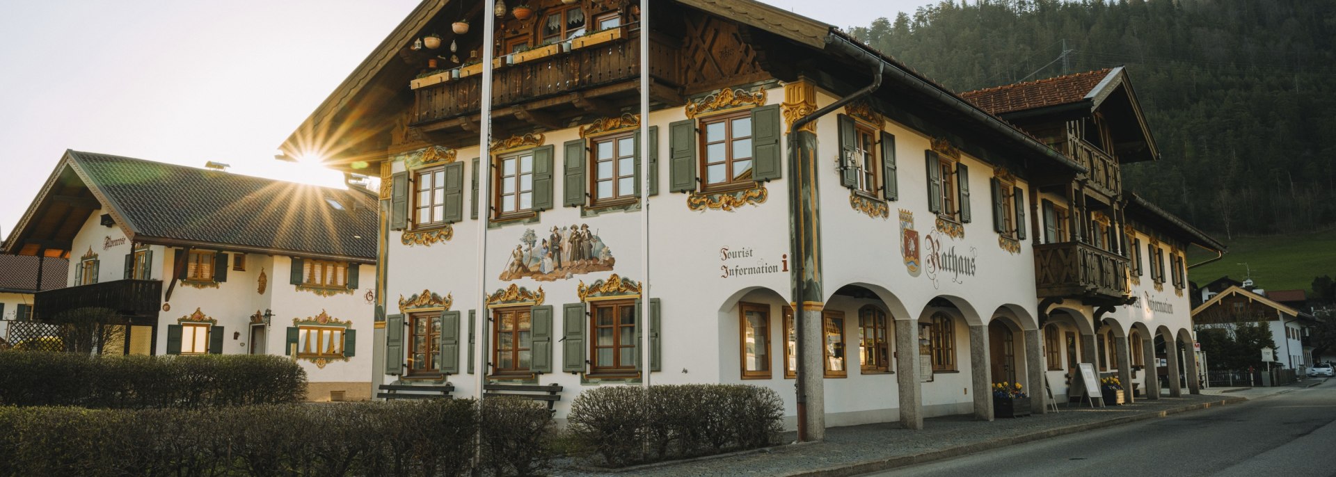 Wonderful view of the Wallgau town hall , © Alpenwelt Karwendel | Kristof Göttling