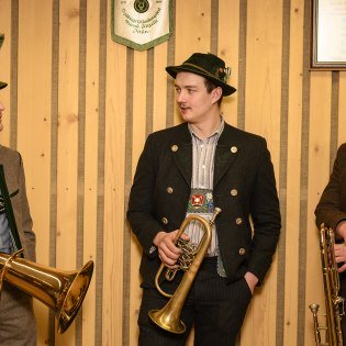 Vorstände der drei Musikkapellen Mittenwald, Wallgau und Krün, © Alpenwelt Karwendel | Philipp Gülland