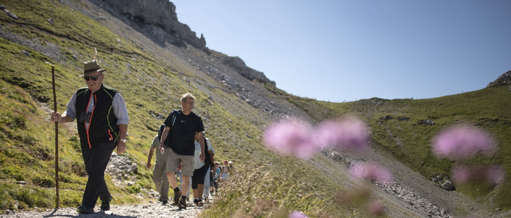An der Karwendelgrube mit Luitpold Wurmer, © Alpenwelt Karwendel | Philipp Gülland