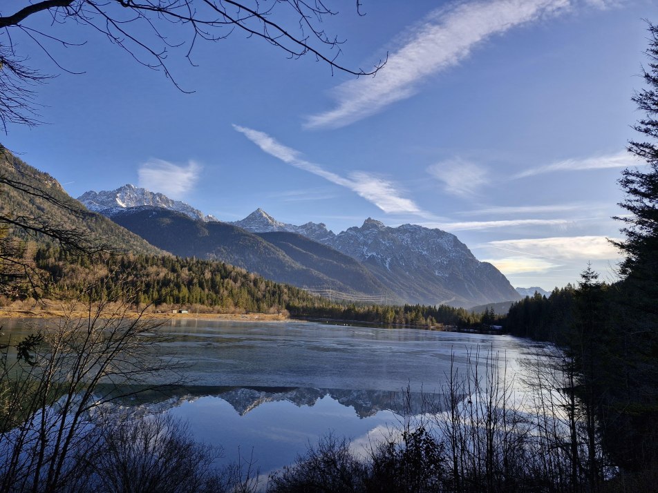 Der Stausee bei Krün
