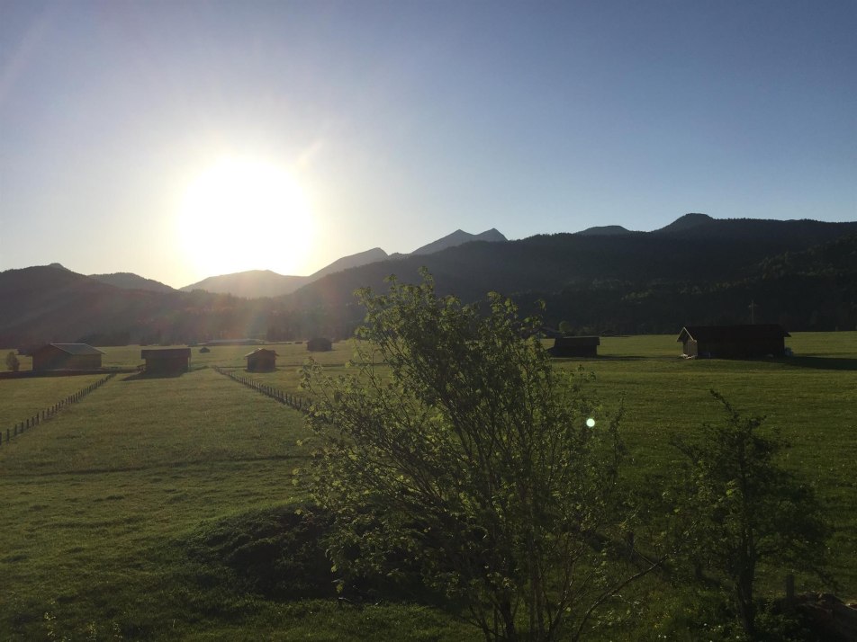 Ausblick vom Westbalkon auf den Esterberg