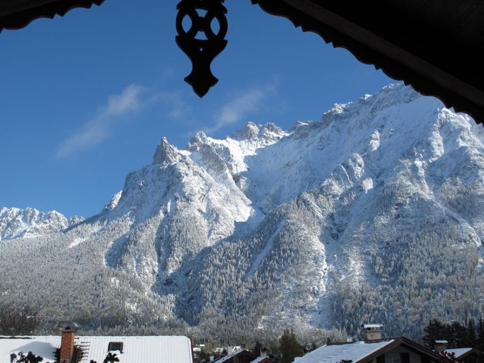 Balkonblick 2 OG zum Karwendel