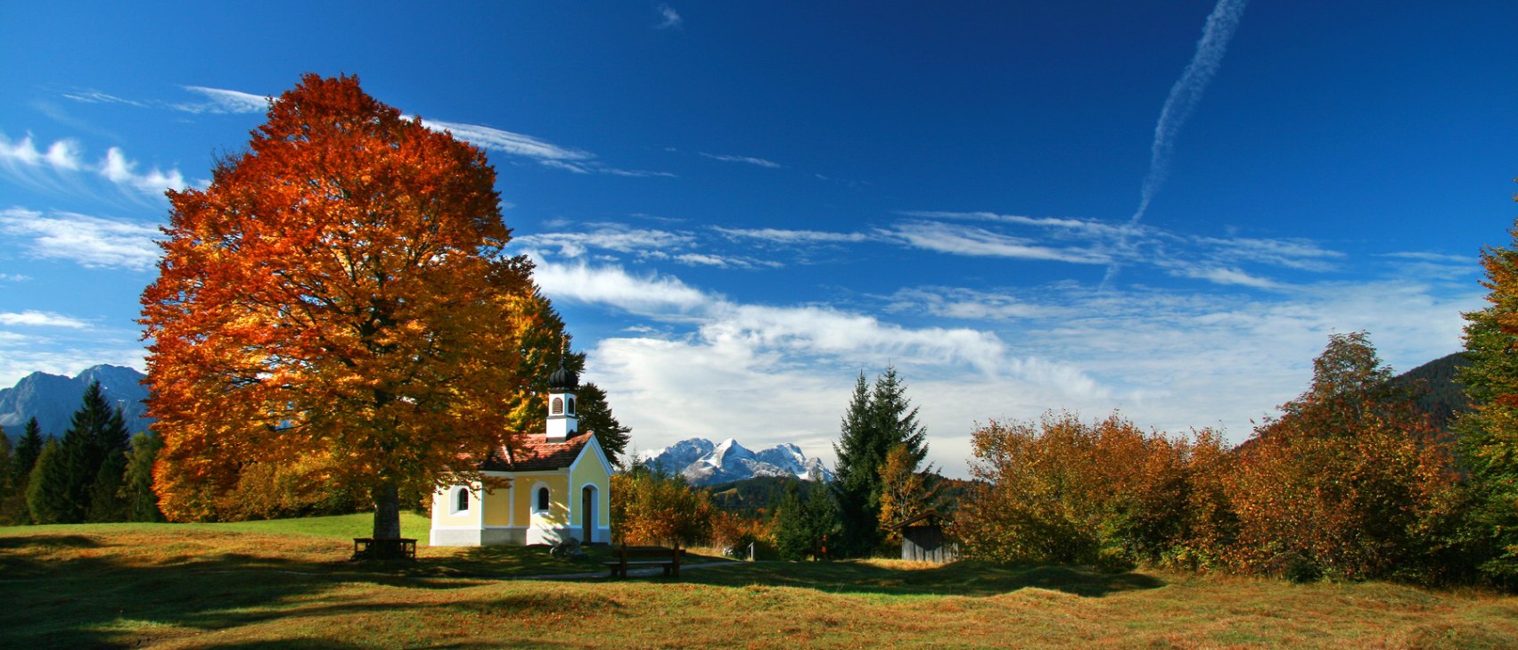 Kapelle Maria Rast auf den Buckelwiesen, © Alpenwelt Karwendel | Christoph Schober