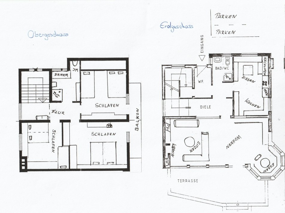 Grundriss Ferienhaus