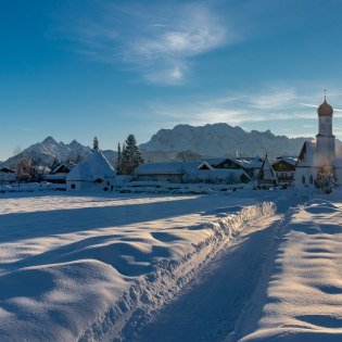 Ein Genuss für jeden Winterfan - Urlaub im Winter in Wallgau an der Isar, © Alpenwelt Karwendel | Kriner & Weiermann