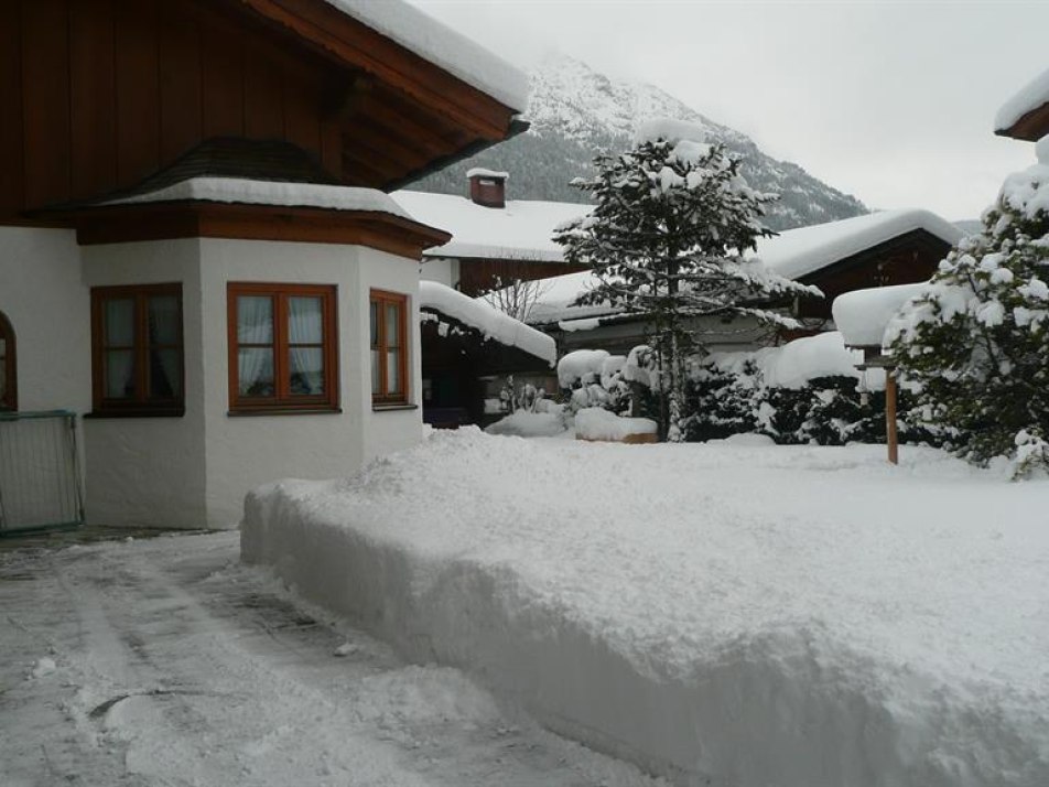 Terrasse im Winter