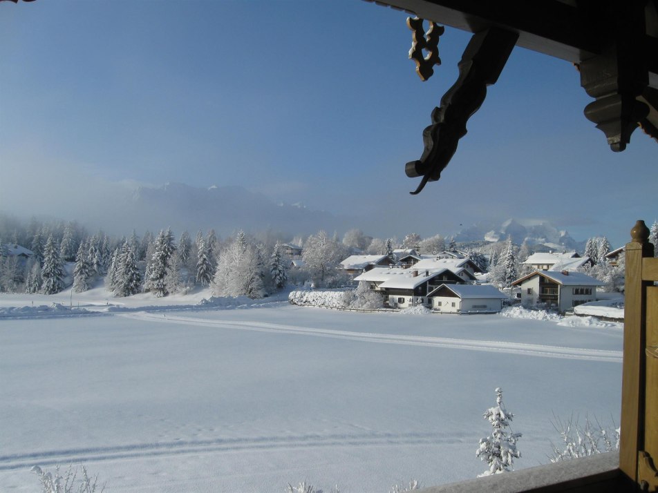 Panoramablick von FeWo Wetterstein, © Barbara Heiß