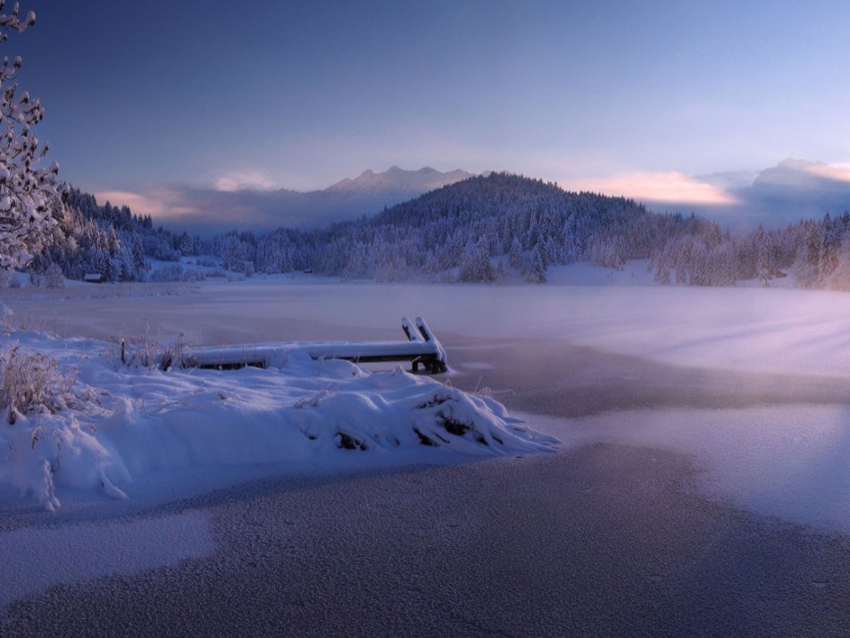 Geroldsee im Winter, © Alpenwelt Karwendel| Rudolf Pohmann