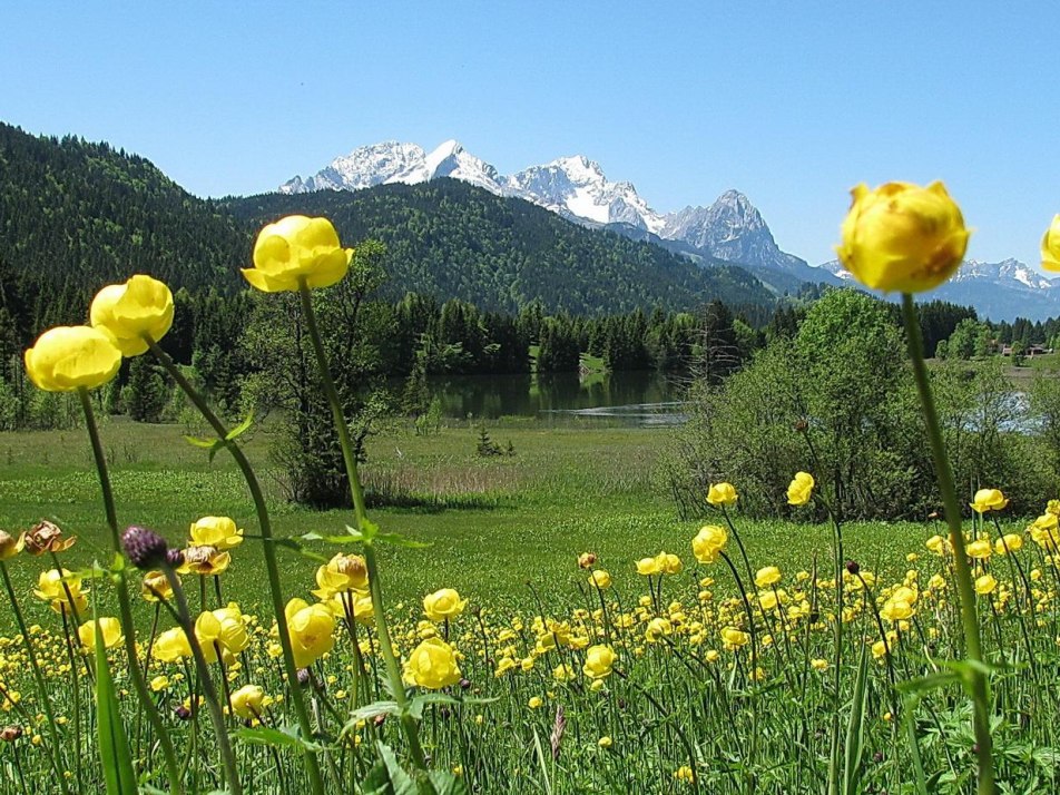 Geroldsee mit Zugspitze im Hintergrund