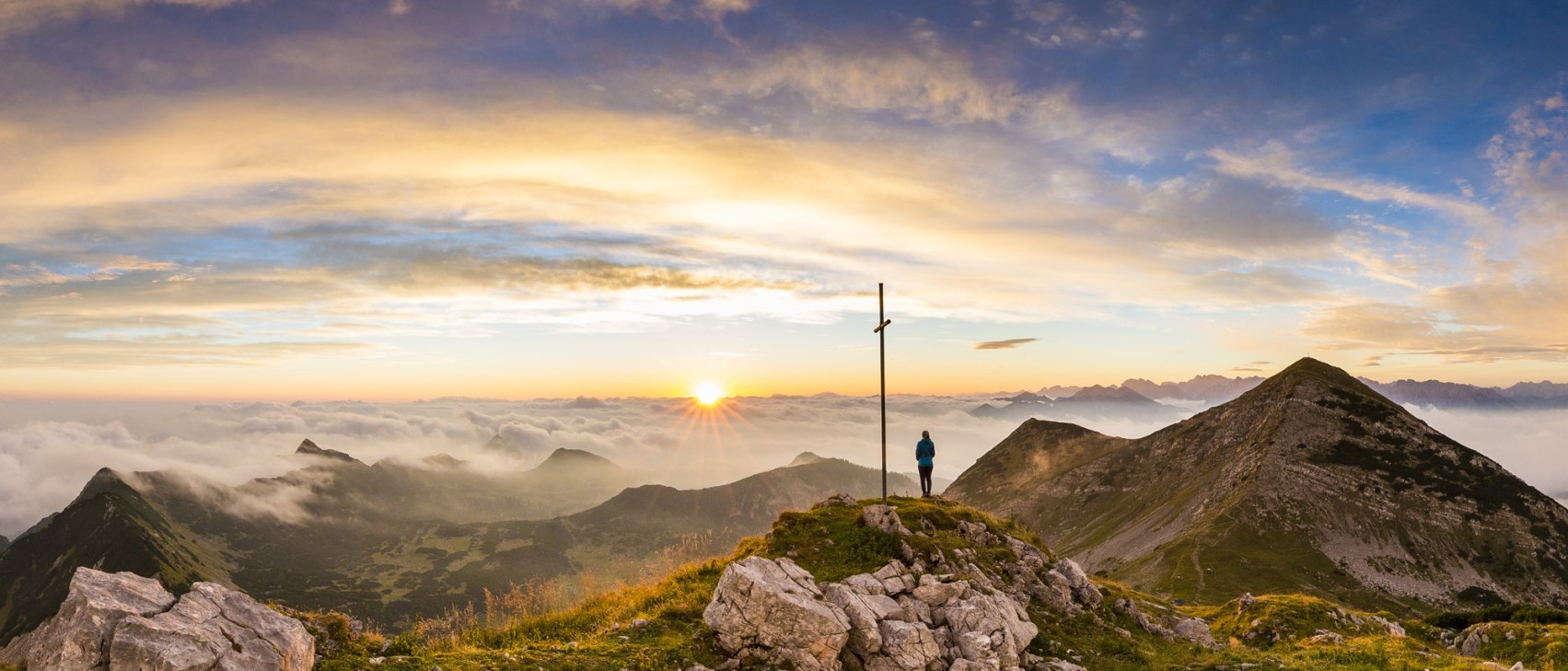 Sonnenaufgang im Estergebirge, © Alpenwelt Karwendel Kriner&Weiermann, Martin Kriner u. Christian Weiermann