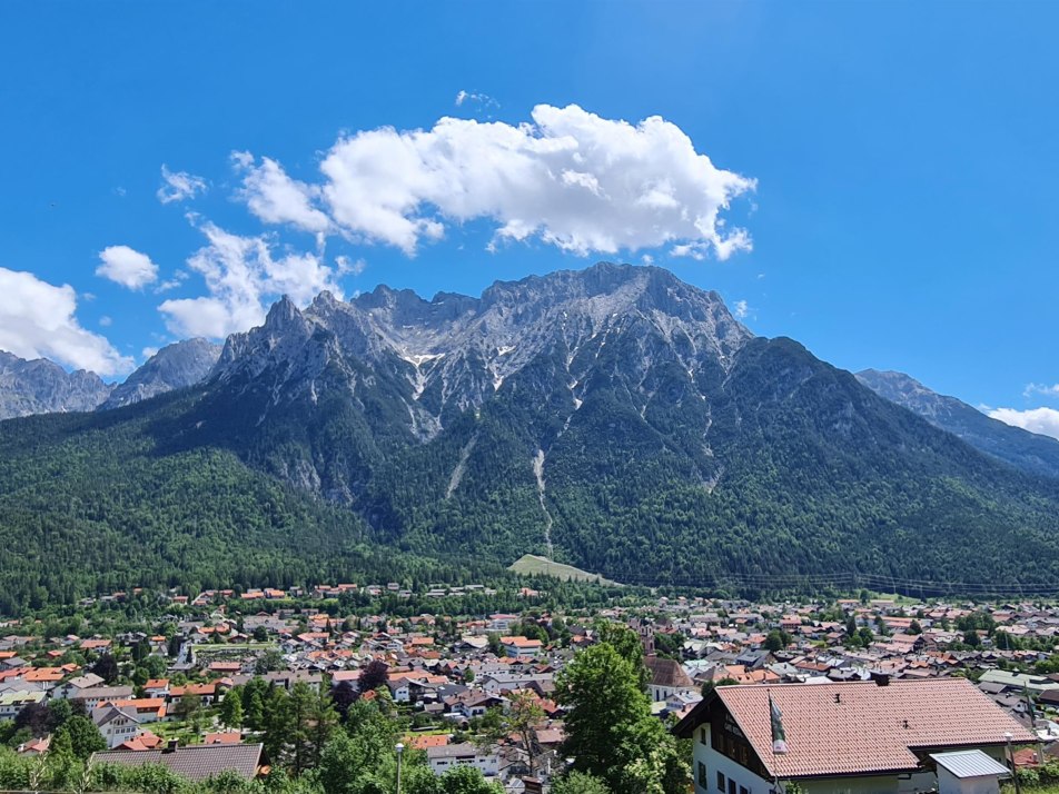 Blick von Kranzberg Talstation