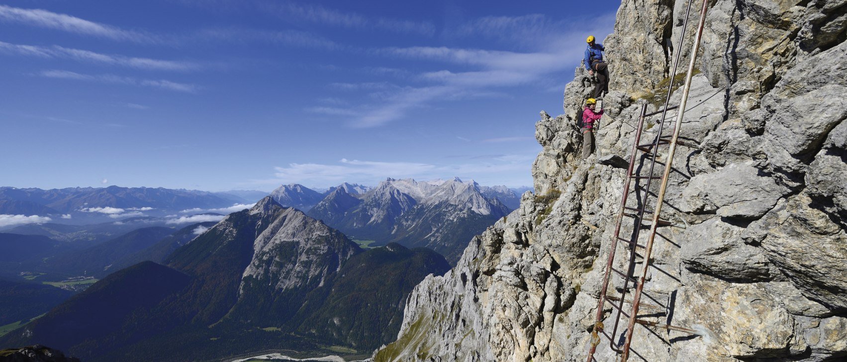 Mittenwalder Klettersteig, © Alpenwelt Karwendel | Wolfgang Ehn Mittenwalder Klettersteig, © Alpenwelt Karwendel | Wolfgang Ehn