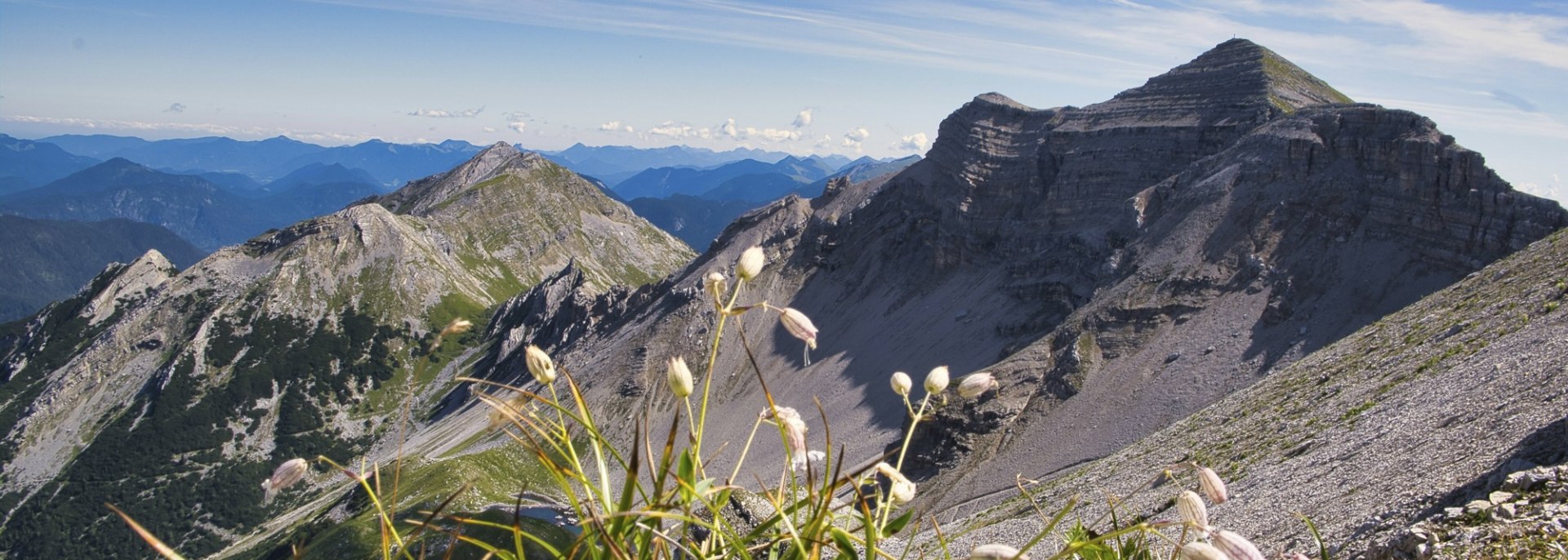 Das Soierngebiet mit seinen ca. 2000 Meter hohen Gipfeln, © Alpenwelt Karwendel | Regina Fichtl