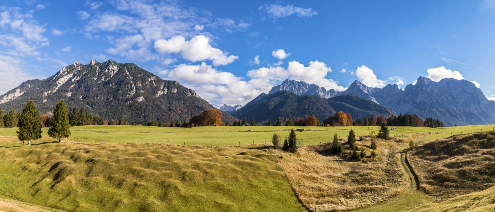 Buckelwiesen zwischen Krün und Mittenwald, © Alpenwelt Karwendel | Wera Tuma