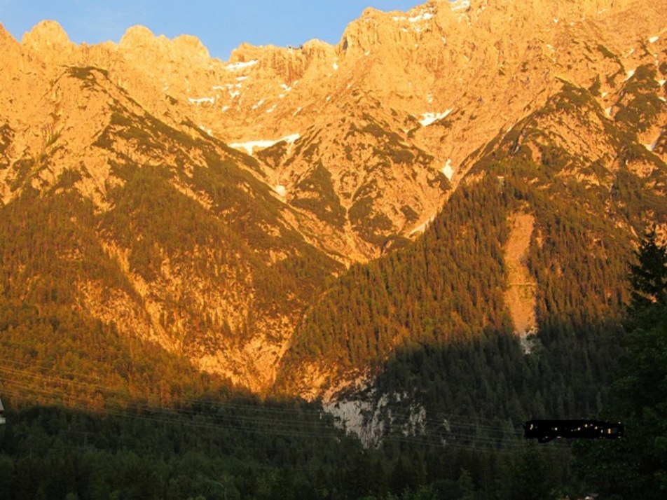 Abenrot auf dem Karwendel