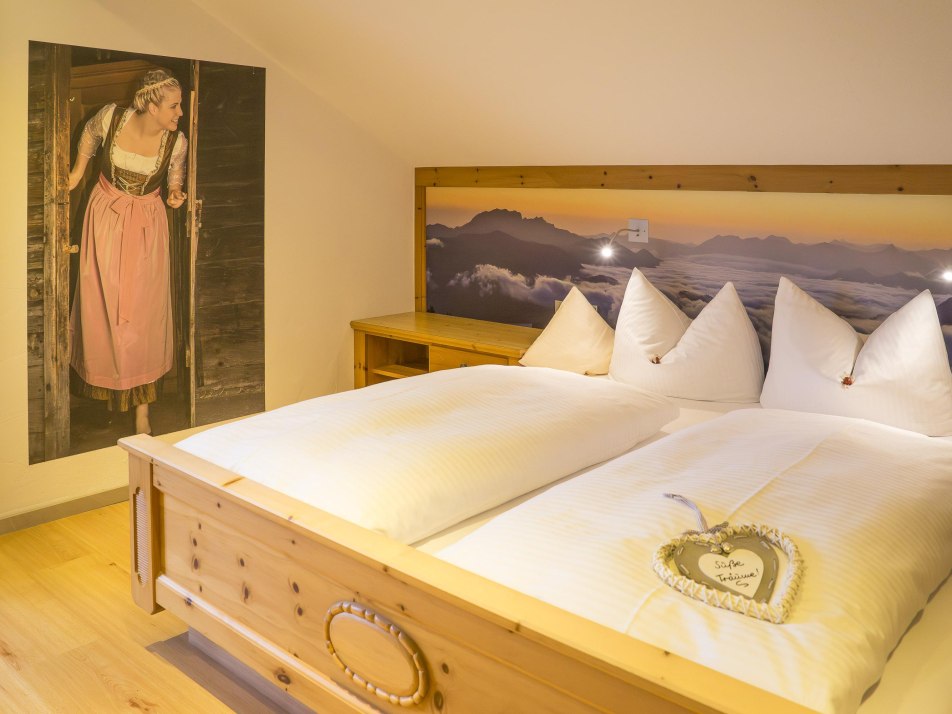 Ferienwohnung Sennerin Schlafzimmer-Ferienwohnung