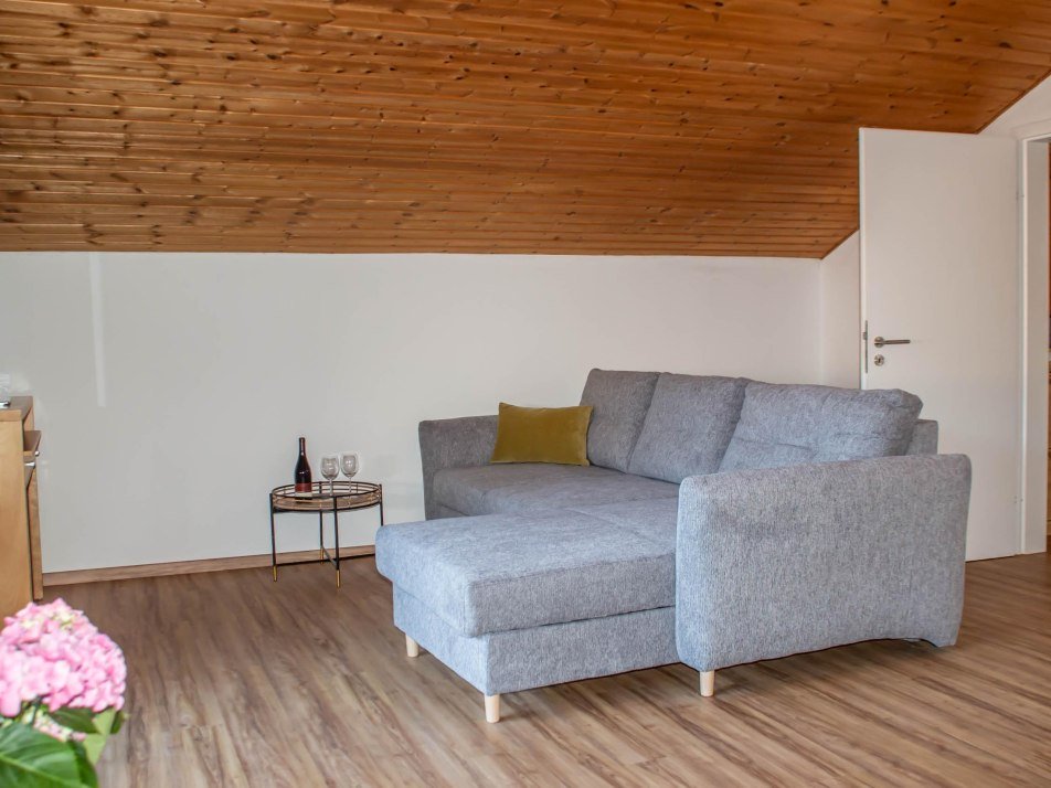 Wohnzimmer Ferienwohnung Wank