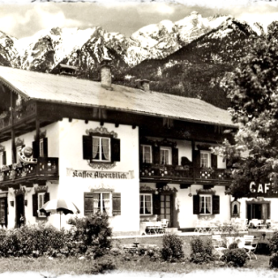 Cafe Alpenblick nostalgisch, © Holzer´s Alpenblick Wallgau