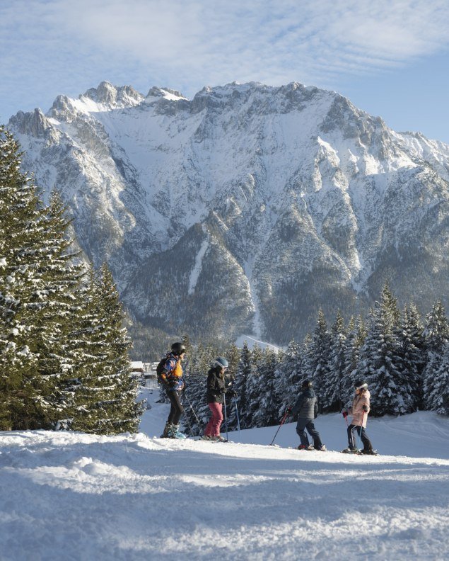 Skifreuden am Familienparadies Kranzberg, © Alpenwelt Karwendel | André Alexander@formgestalter