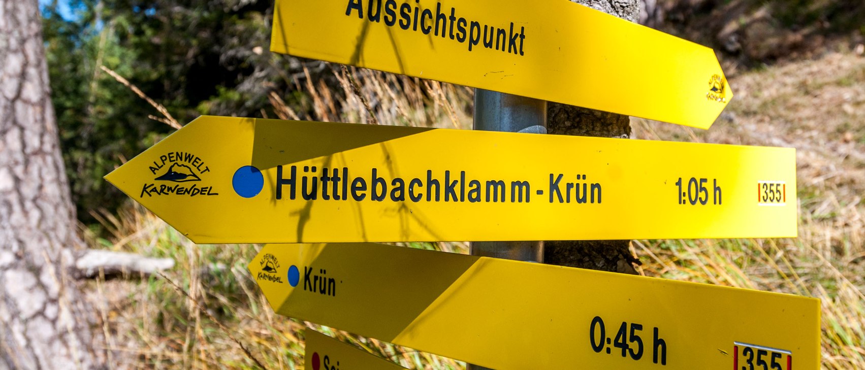 Hüttlebachklamm vom Schwarzkopf aus, © Alpenwelt Karwendel | bayern.by_Gregor Lengler