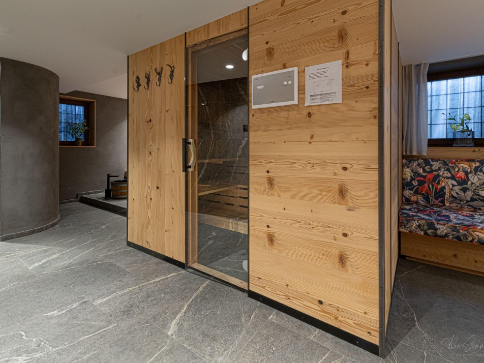 Wellness area with Sauna