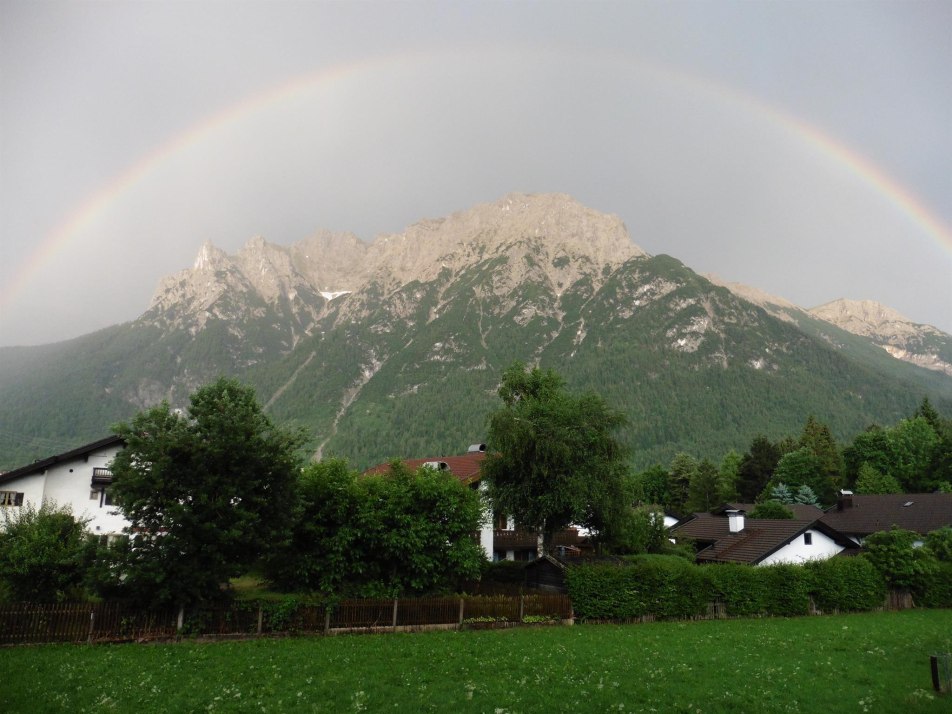 Regenbogen überm Karwendel