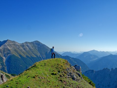 Bergtour Wörnersattell und Hochlandhütte, © Alpenwelt Karwendel |Hubert Hornsteiner
