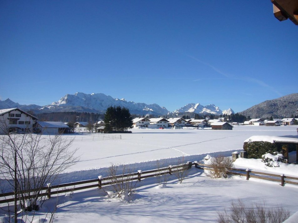 Winterpanorama Gästehaus Bayern