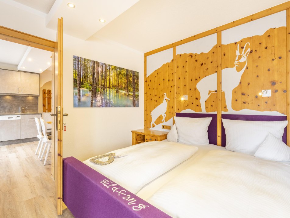 Ferienwohnung Wildfang Schlafzimmer-Ferienwohnung