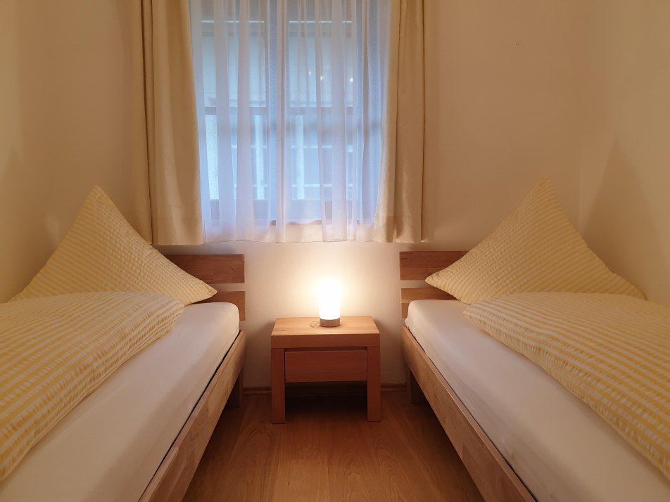 Bedroom with separate beds