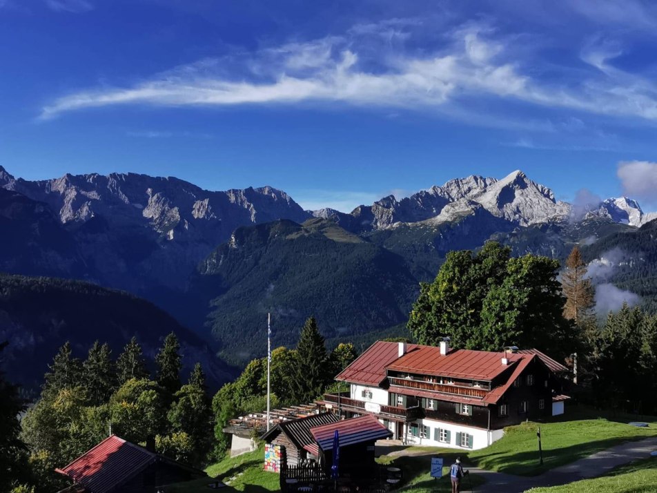 Berggasthof Eckbauer mit Ausblick, © Sandra Ortner
