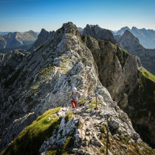 Mittenwalder Klettersteig im Karwendel, © Alpenwelt Karwendel | Philipp Gülland
